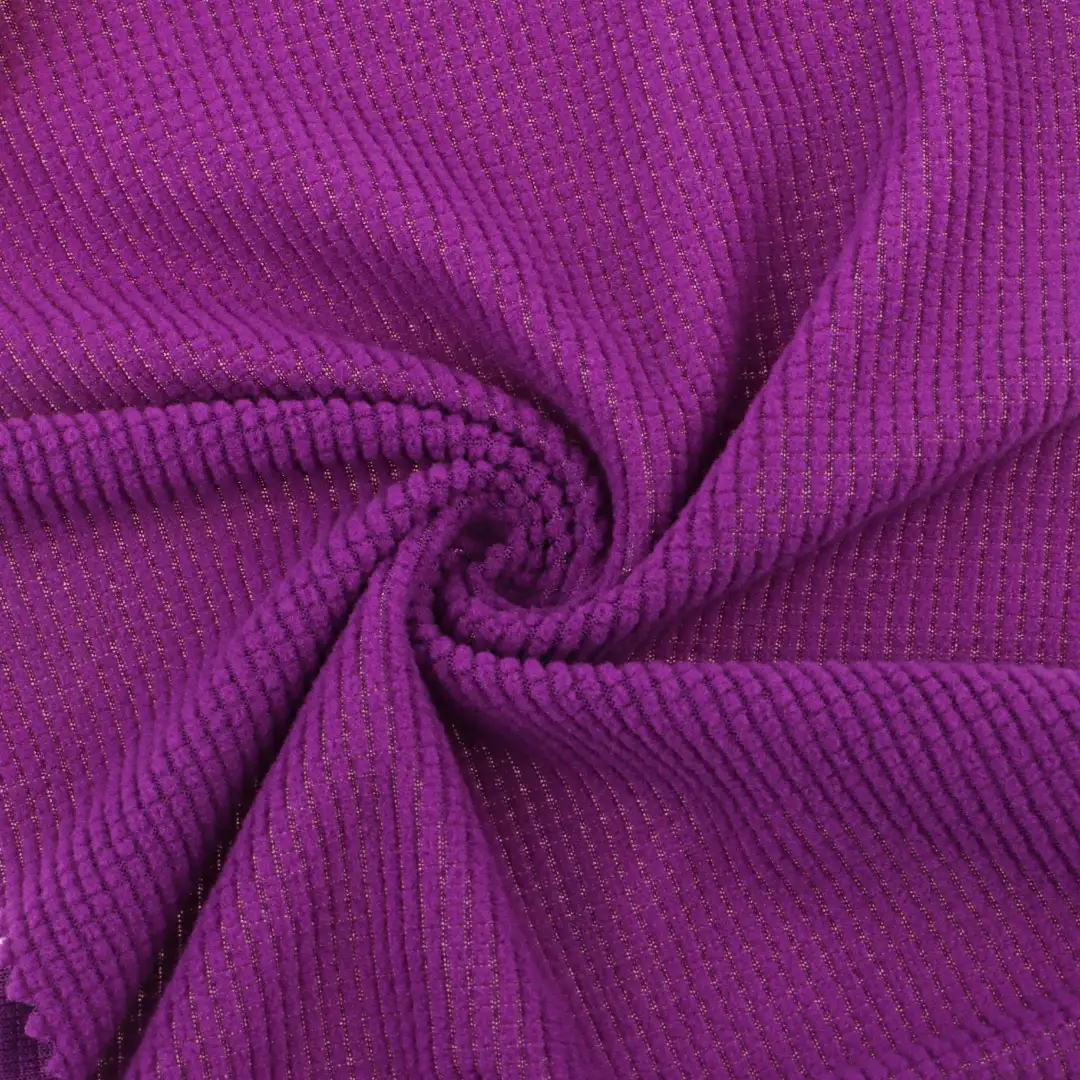 China Fabric for T-Shirt,Hoodie  ,Loungewear Polar Fleece Knit Fabric Polyester violet color buy from China wholesaler bulk order at wholesale price free worldwide shipping Alibaba