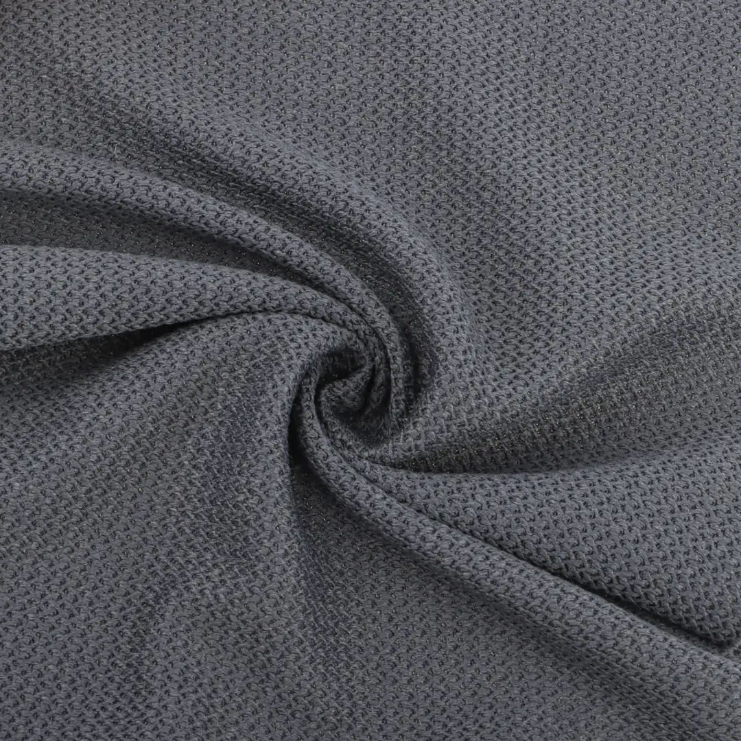 China Fabric for T-Shirt,Polo Shirt,Loungewear Weft Jacquard Knit Fabric Polyester GREY color buy from China wholesaler bulk order at wholesale price free worldwide shipping Alibaba