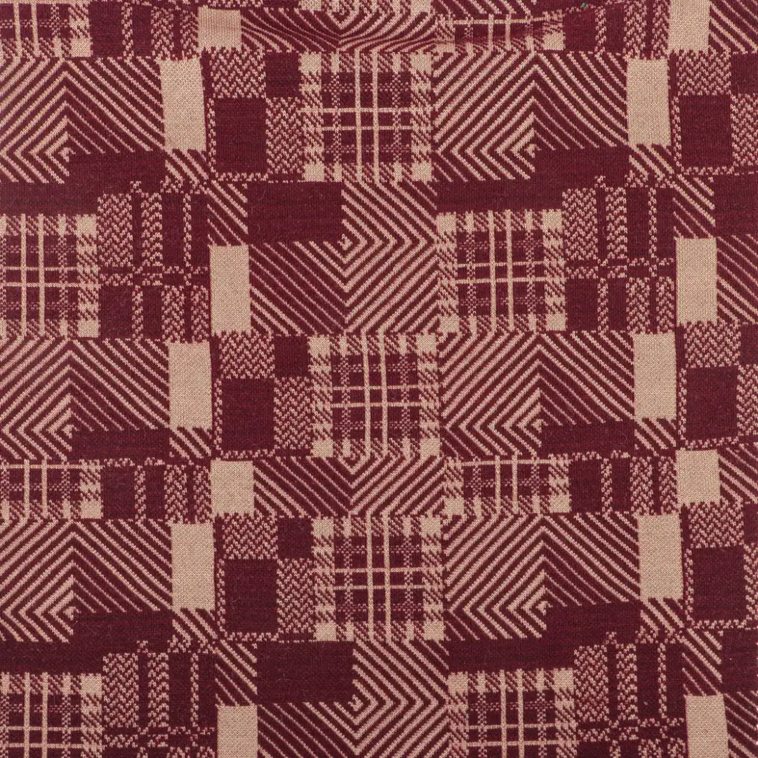 China Fabric for Polo T-shirt ,Loungewear,Tracksuits Weft Jacquard Knit Fabric Polyester Spandex Purplish red color buy from China wholesaler bulk order at wholesale price free worldwide shipping Alibaba