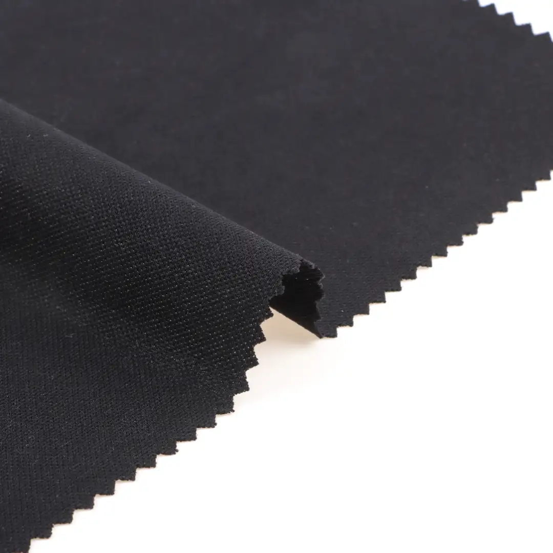 China Fabric for T-Shirt,Polo Shirt,Jogger,Loungewear Weft Jacquard Knit Fabric Polyester Spandex BLACK color buy from China wholesaler bulk order at wholesale price free worldwide shipping Alibaba