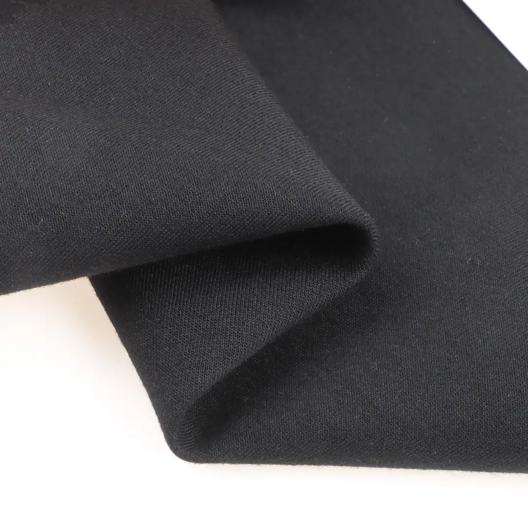China Fabric for Jogger,Loungewear,Tracksuits Scuba Knit Fabric Polyester Spandex BLACK color buy from China wholesaler bulk order at wholesale price free worldwide shipping Alibaba