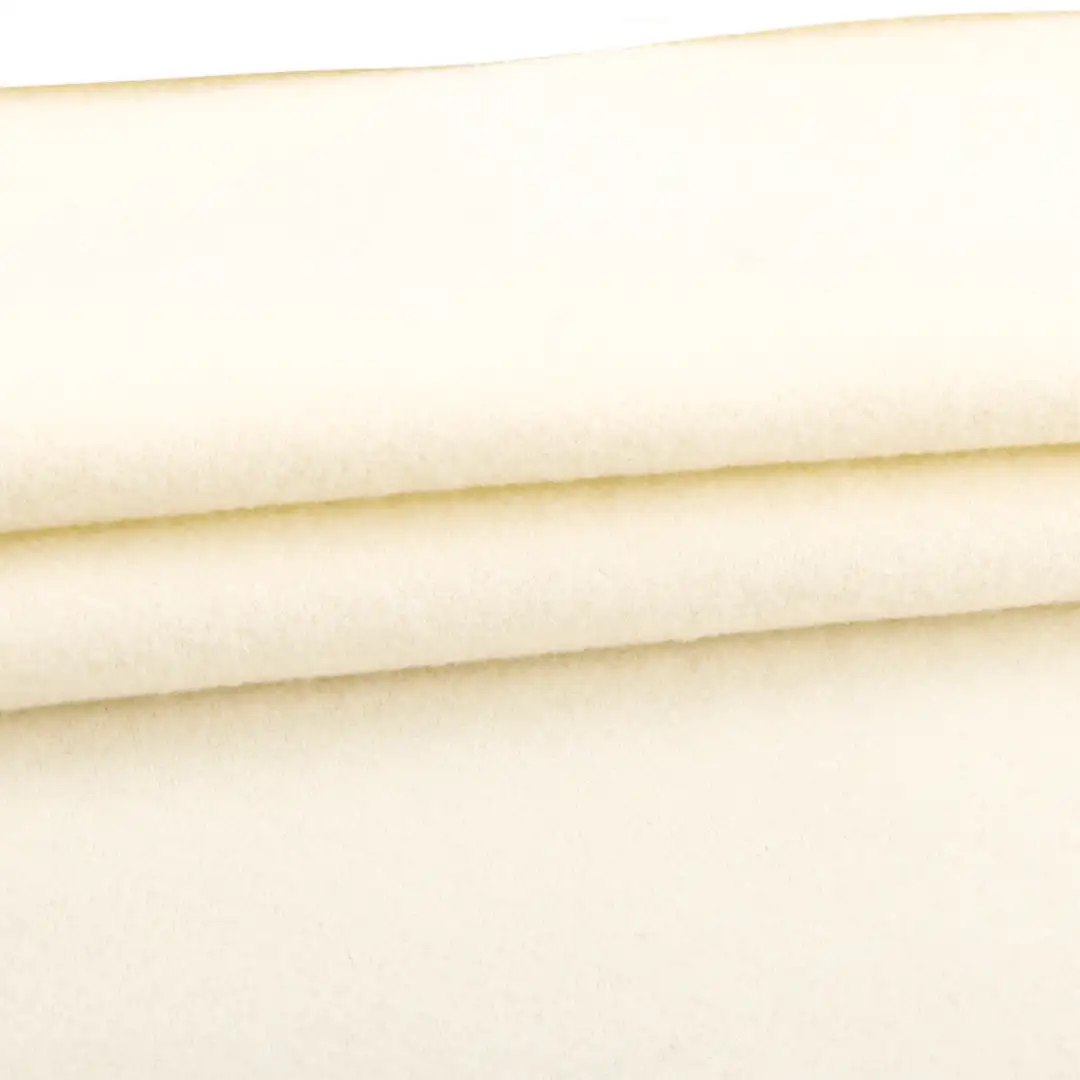 China Fabric for Loungewear,Tracksuits Double-side fleece Knit Fabric Polyester Spandex cream-coloured color buy from China wholesaler bulk order at wholesale price free worldwide shipping Alibaba