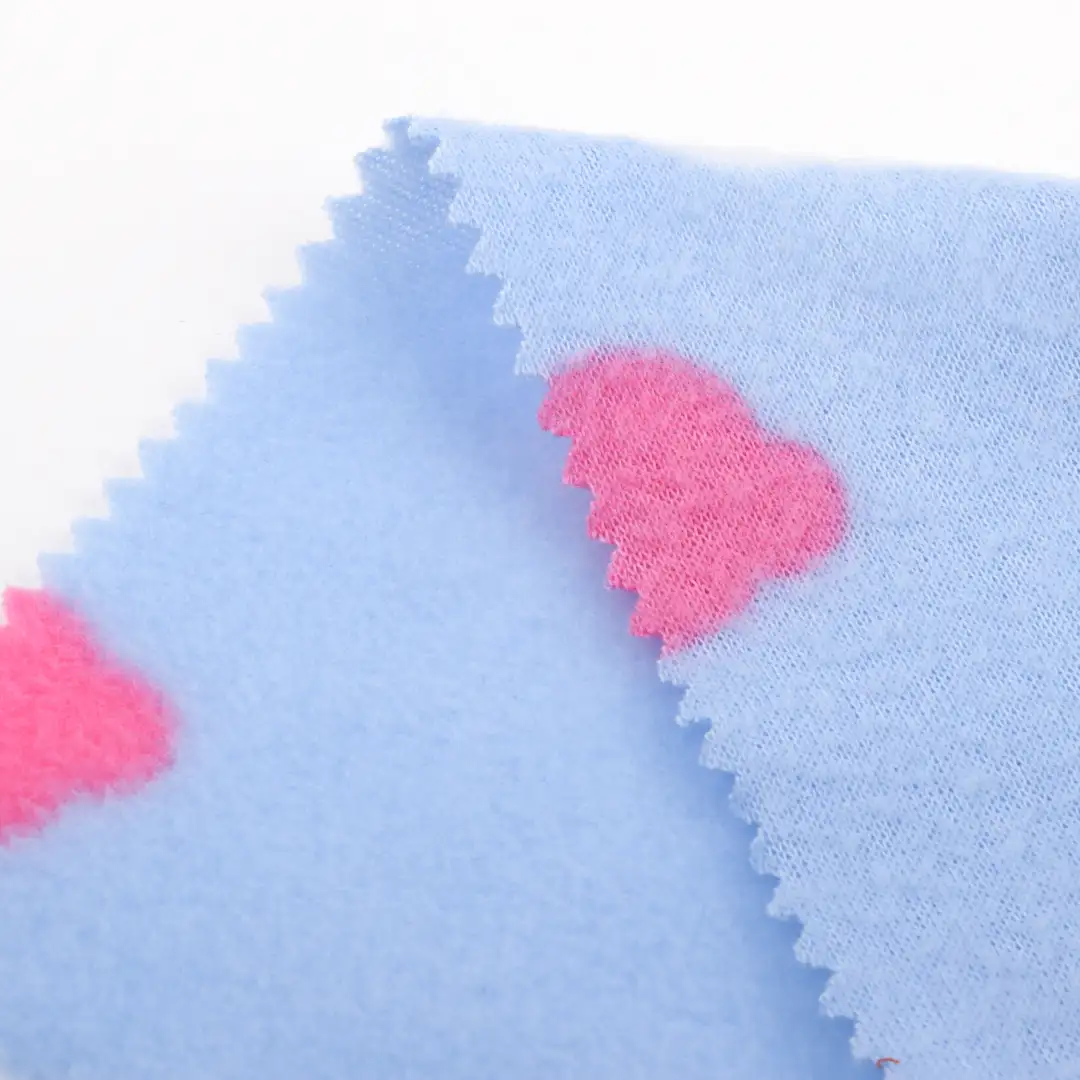 China Fabric for Pajamas,Loungewear,Tracksuits Polar Fleece Knit Fabric Polyester Blue color buy from China wholesaler bulk order at wholesale price free worldwide shipping Alibaba
