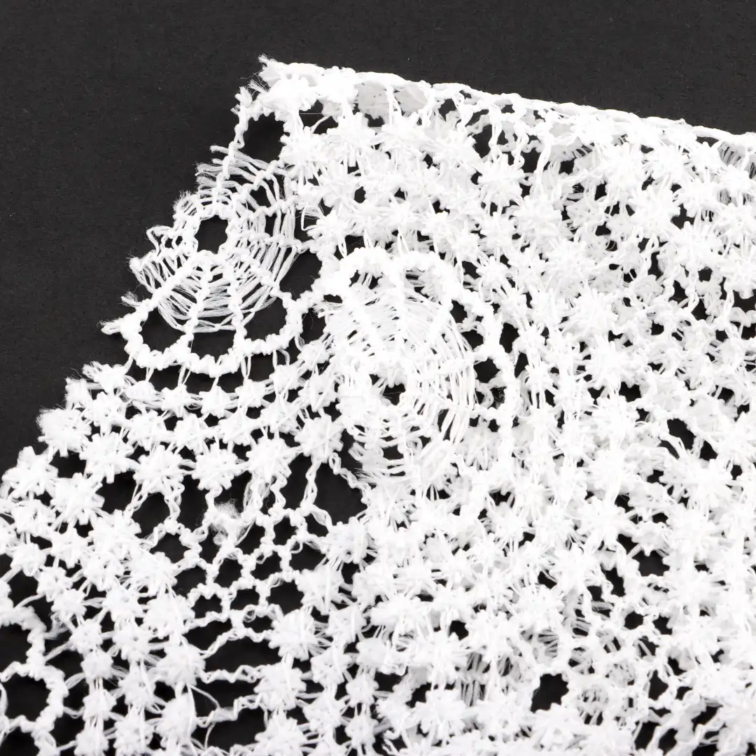 China Fabric for Dresses (Cardigan Open) ,Dresses (Cardigan Button) ,Skirt  Mesh Knit Fabric Polyester white color buy from China wholesaler bulk order at wholesale price free worldwide shipping Alibaba