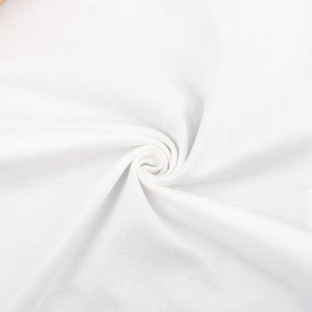 China Fabric for T-Shirt,Polo Shirt,Tank Top Single Jersey Knit Fabric Cotton white color buy from China wholesaler bulk order at wholesale price free worldwide shipping Alibaba