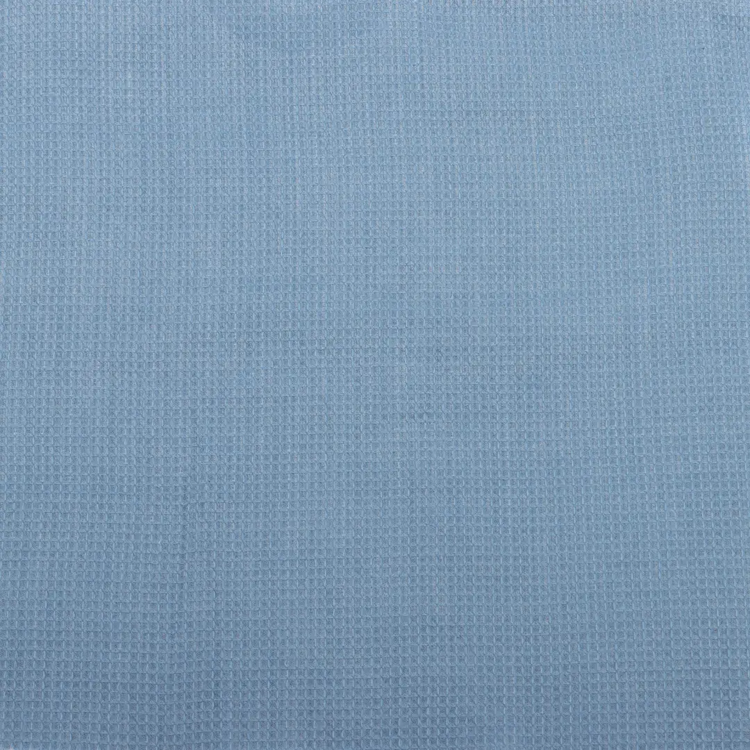 China Fabric for Polo Shirt,Crop Top,Loungewear Waffle Knit Fabric Cotton Polyester BLUE color buy from China wholesaler bulk order at wholesale price free worldwide shipping Alibaba