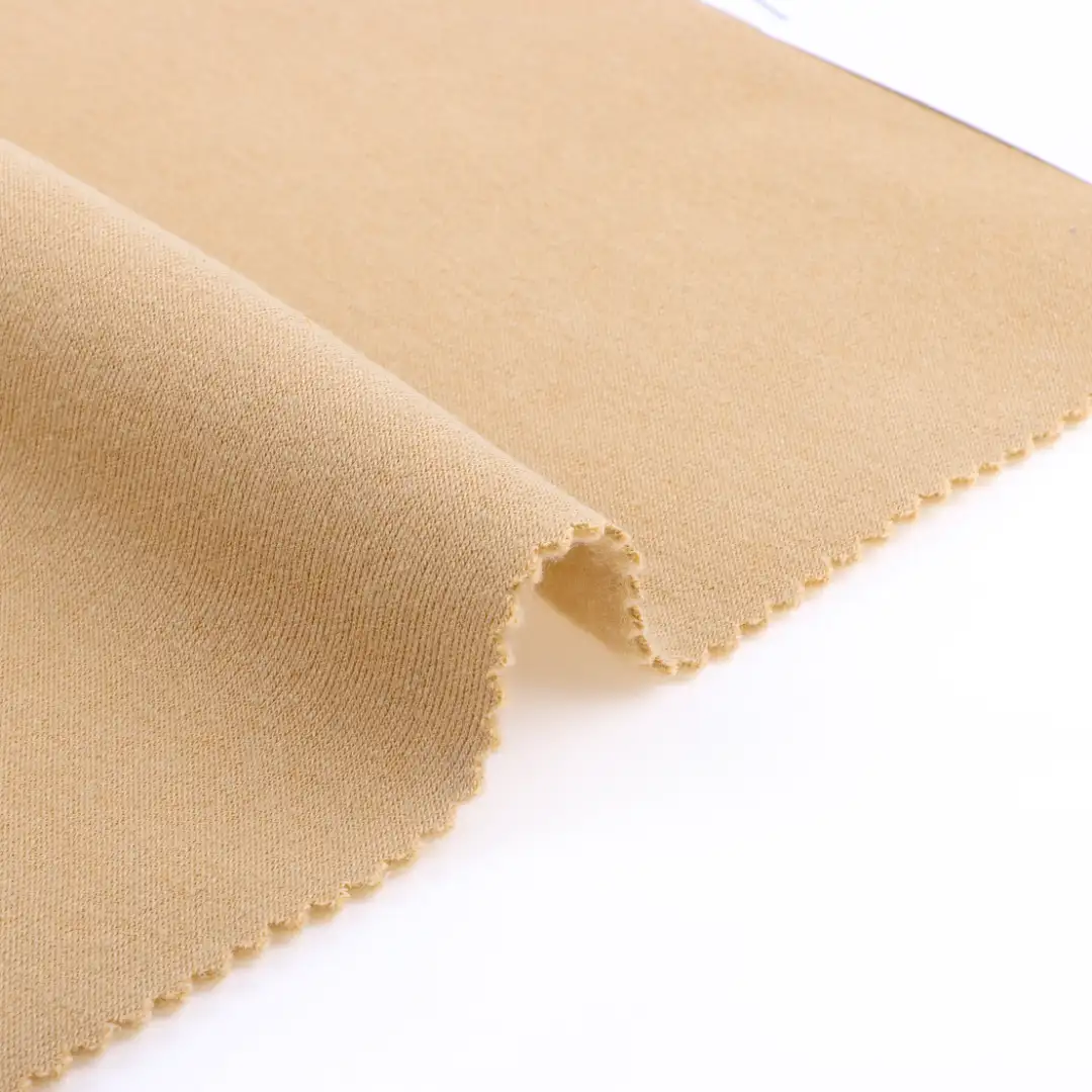 China Fabric for Crop Top,Jogger,Tracksuits Towel Fabric Knit Fabric Polyester Cotton light tan color buy from China wholesaler bulk order at wholesale price free worldwide shipping Alibaba