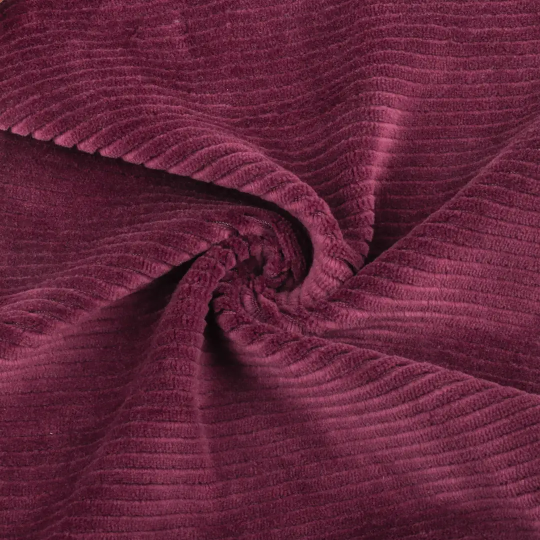 China Fabric for Crop Top,Loungewear Velvet Knit Fabric Cotton Polyester Spandex Blackish red color buy from China wholesaler bulk order at wholesale price free worldwide shipping Alibaba