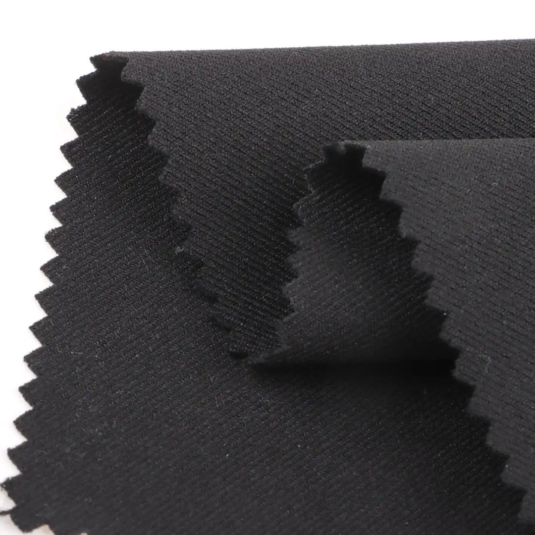 China Fabric for Pants,Blazer High Stretch Yarn Fabric Synthetic Woven Fabric Polyester BLACK color buy from China wholesaler bulk order at wholesale price free worldwide shipping Alibaba
