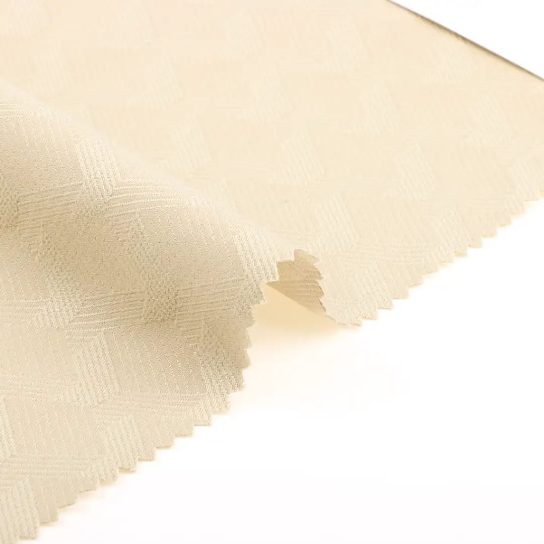 China Fabric for Jackets,Trench Coat Jacquard Synthetic Woven Fabric Polyester KHAKI color buy from China wholesaler bulk order at wholesale price free worldwide shipping Alibaba
