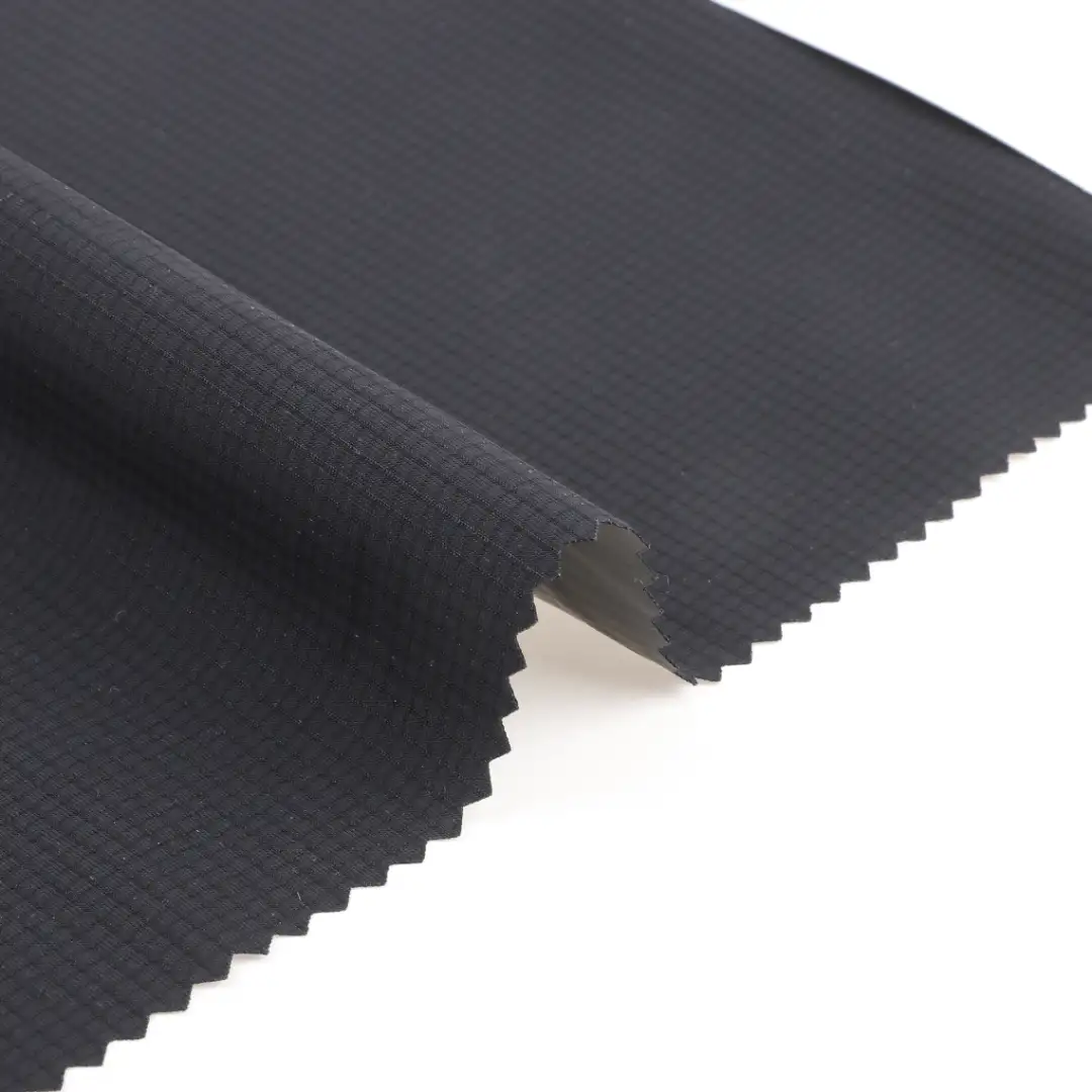 China Fabric for Jackets,Down Jacket,Padded Jacket Nylon Taslon Synthetic Woven Fabric Polyamide Elastane NAVY color buy from China wholesaler bulk order at wholesale price free worldwide shipping Alibaba