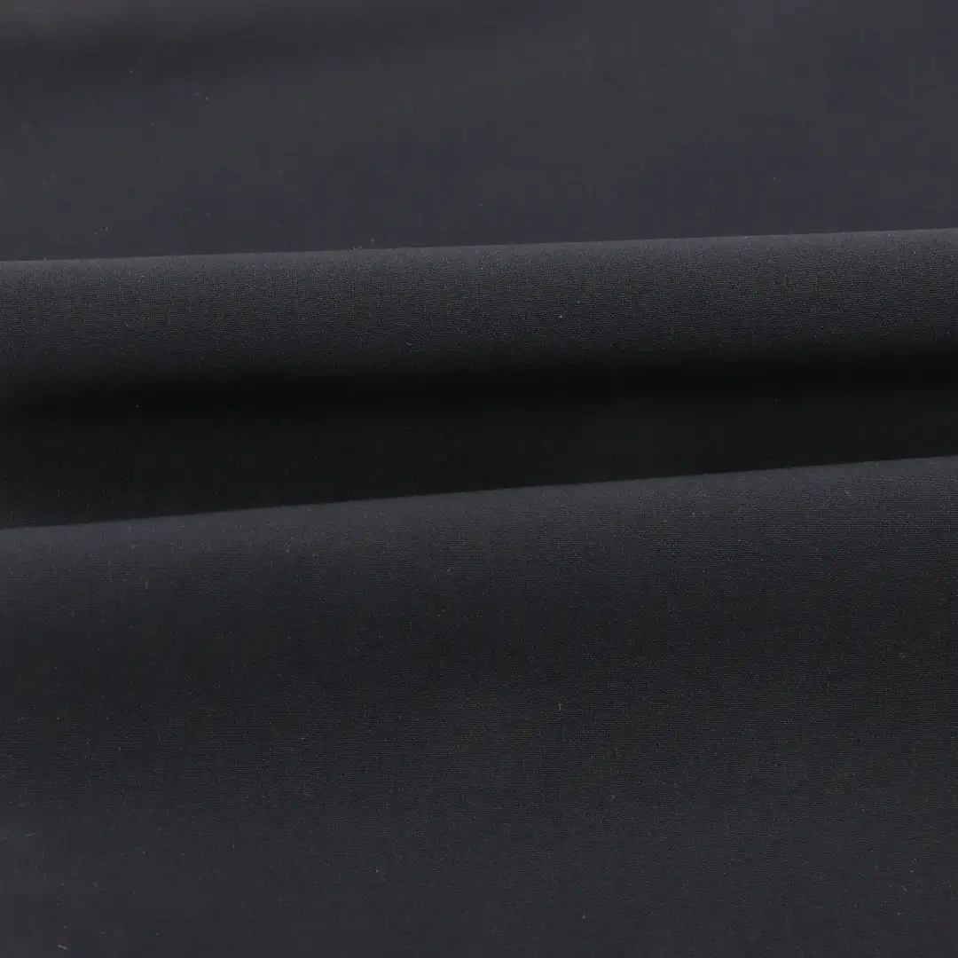 China Fabric for Jackets,Trench Coat Composite fabric Synthetic Woven Fabric Polyester Spandex BLACK color buy from China wholesaler bulk order at wholesale price free worldwide shipping Alibaba