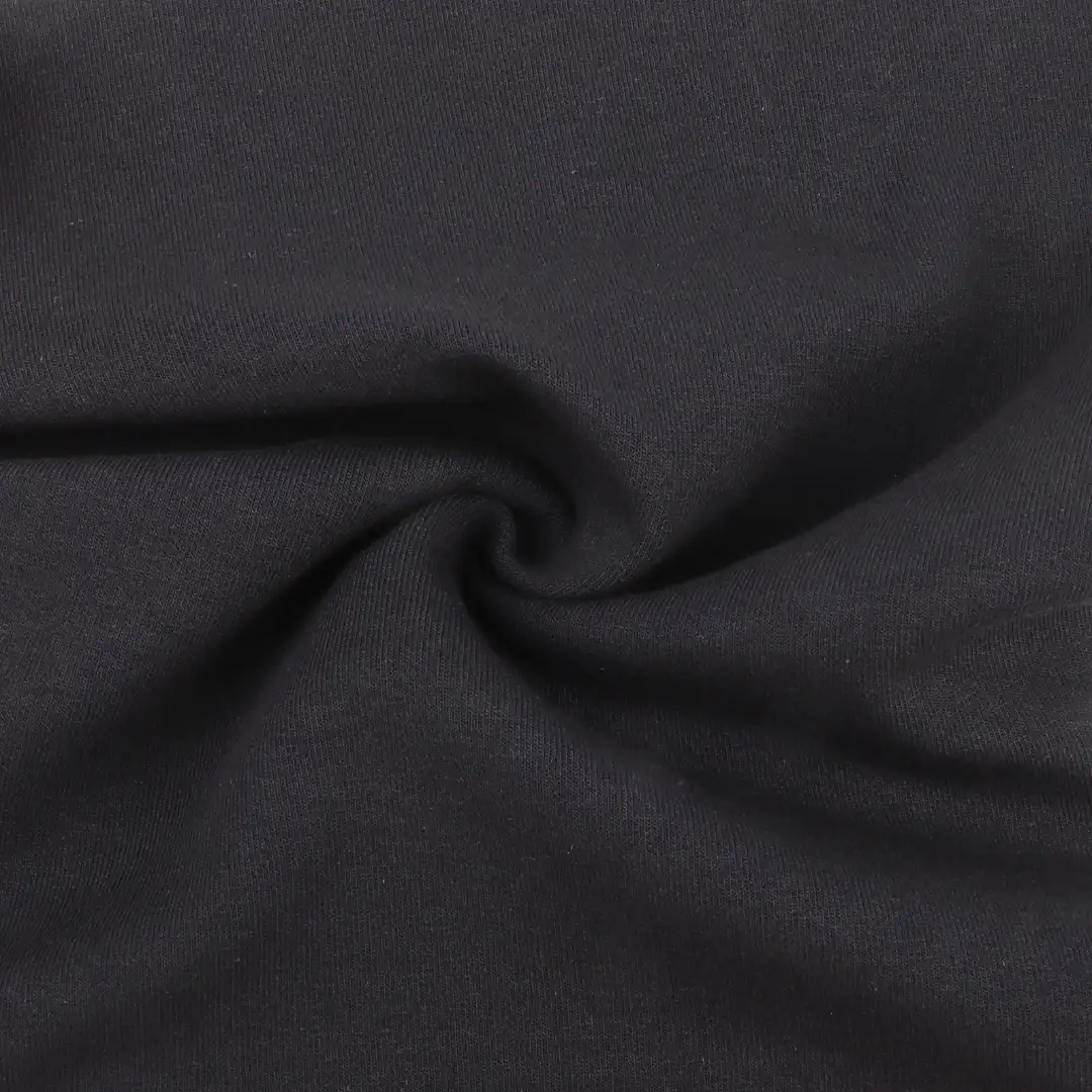 China Fabric for T-Shirt,Hoodie,Loungewear,Sweatshirt Scuba Knit Fabric Cotton Polyester Spandex BLACK color buy from China wholesaler bulk order at wholesale price free worldwide shipping Alibaba