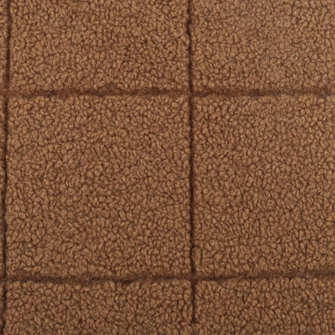 China Fabric for Jackets,Overcoat,Sweatshirt Sherpa Knit Fabric Polyester Brown color buy from China wholesaler bulk order at wholesale price free worldwide shipping Alibaba