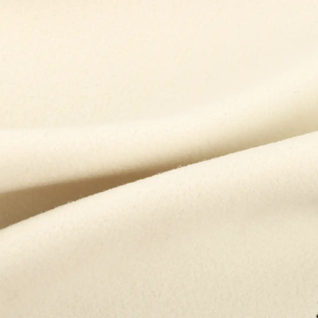 China Fabric for Jackets,Overcoat Knit Woolen Fabric Woolen Polyester cream color buy from China wholesaler bulk order at wholesale price free worldwide shipping Alibaba
