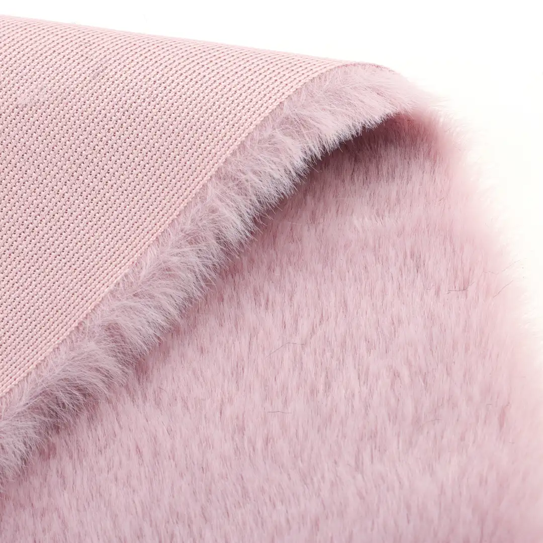 China Fabric for Hoodie,Padded Jacket,Overcoat Fleece Knit Fabric Polyester Pink color buy from China wholesaler bulk order at wholesale price free worldwide shipping Alibaba