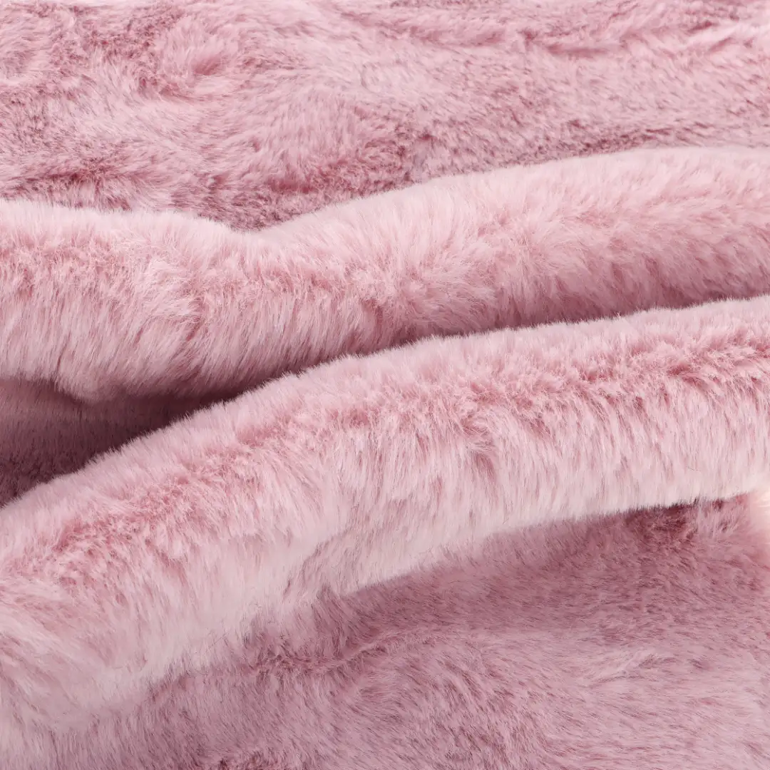 China Fabric for Hoodie,Padded Jacket,Overcoat Fleece Knit Fabric Polyester Pink color buy from China wholesaler bulk order at wholesale price free worldwide shipping Alibaba