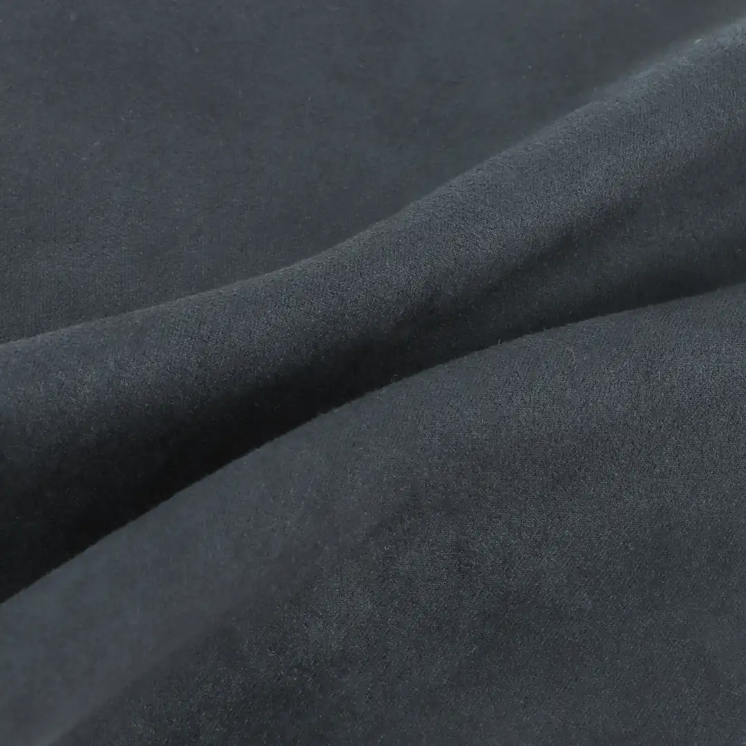 China Fabric for Jackets,Trench Coat Suede Knit Fabric Polyester Spandex Navy color buy from China wholesaler bulk order at wholesale price free worldwide shipping Alibaba
