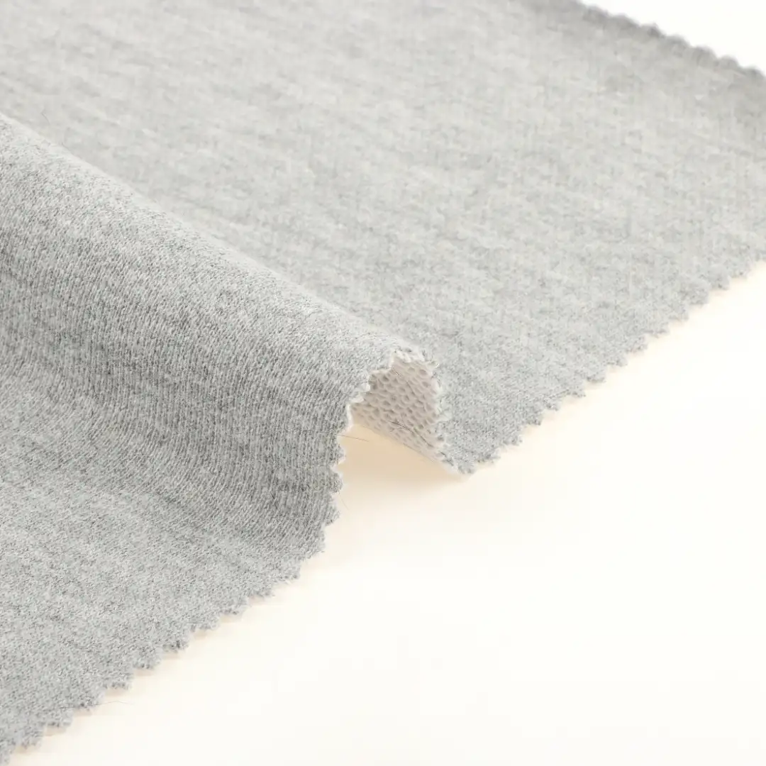 China Fabric for Pants,Sweatshirt French Terry Knit Fabric Cotton Polyester grey color buy from China wholesaler bulk order at wholesale price free worldwide shipping Alibaba