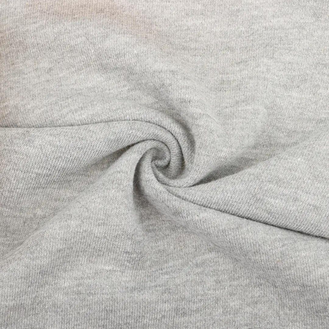 China Fabric for Pants,Sweatshirt French Terry Knit Fabric Cotton Polyester grey color buy from China wholesaler bulk order at wholesale price free worldwide shipping Alibaba