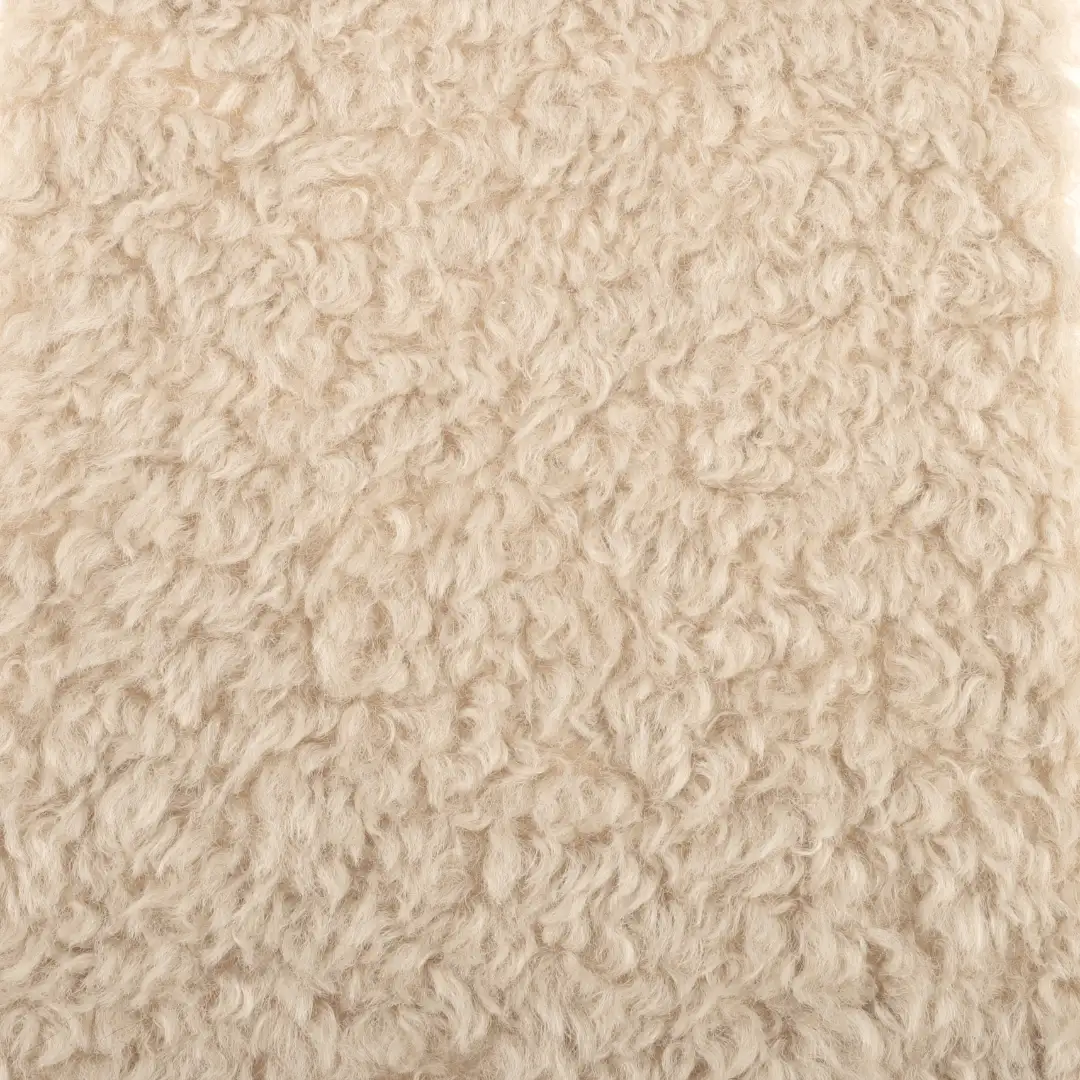 China Fabric for Jackets,Overcoat Teddy Knit Fabric Polyester Beige color buy from China wholesaler bulk order at wholesale price free worldwide shipping Alibaba