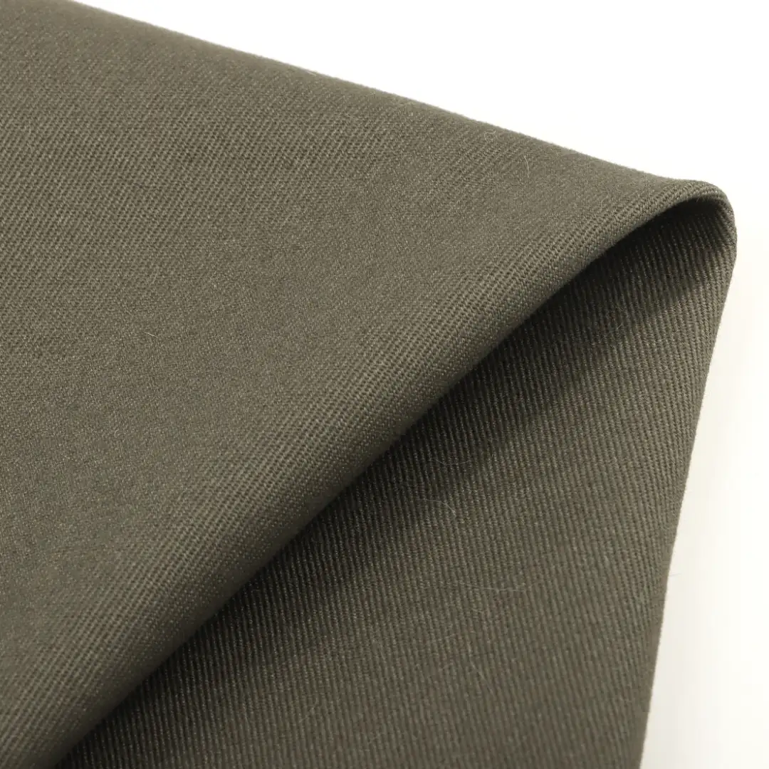 China Fabric for Pants,Jackets,Skirt,Trench Coat Cotton Twill Natural Woven Fabric Cotton Olive color buy from China wholesaler bulk order at wholesale price free worldwide shipping Alibaba
