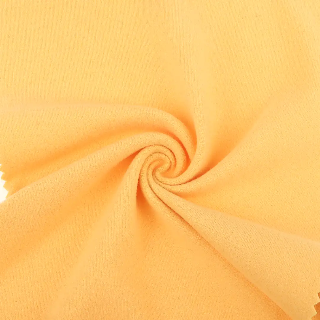 China Fabric for Lingerie,Long Sleeve Base Layer Top Interlock Knit Fabric Polyester Rayon Spandex yellow color buy from China wholesaler bulk order at wholesale price free worldwide shipping Alibaba