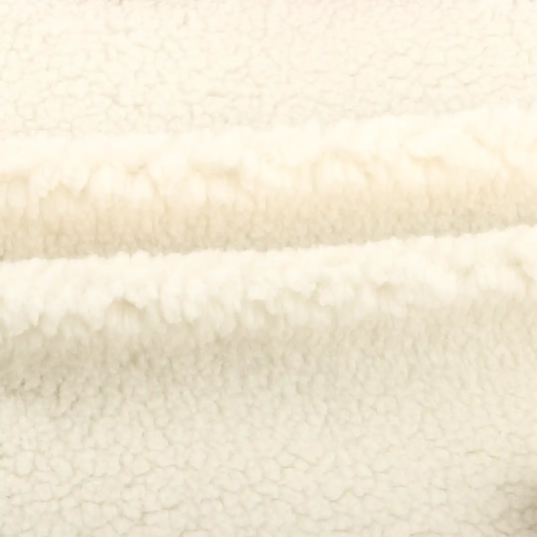 China Fabric for Jackets,Overcoat Sherpa Knit Fabric Polyester white color buy from China wholesaler bulk order at wholesale price free worldwide shipping Alibaba