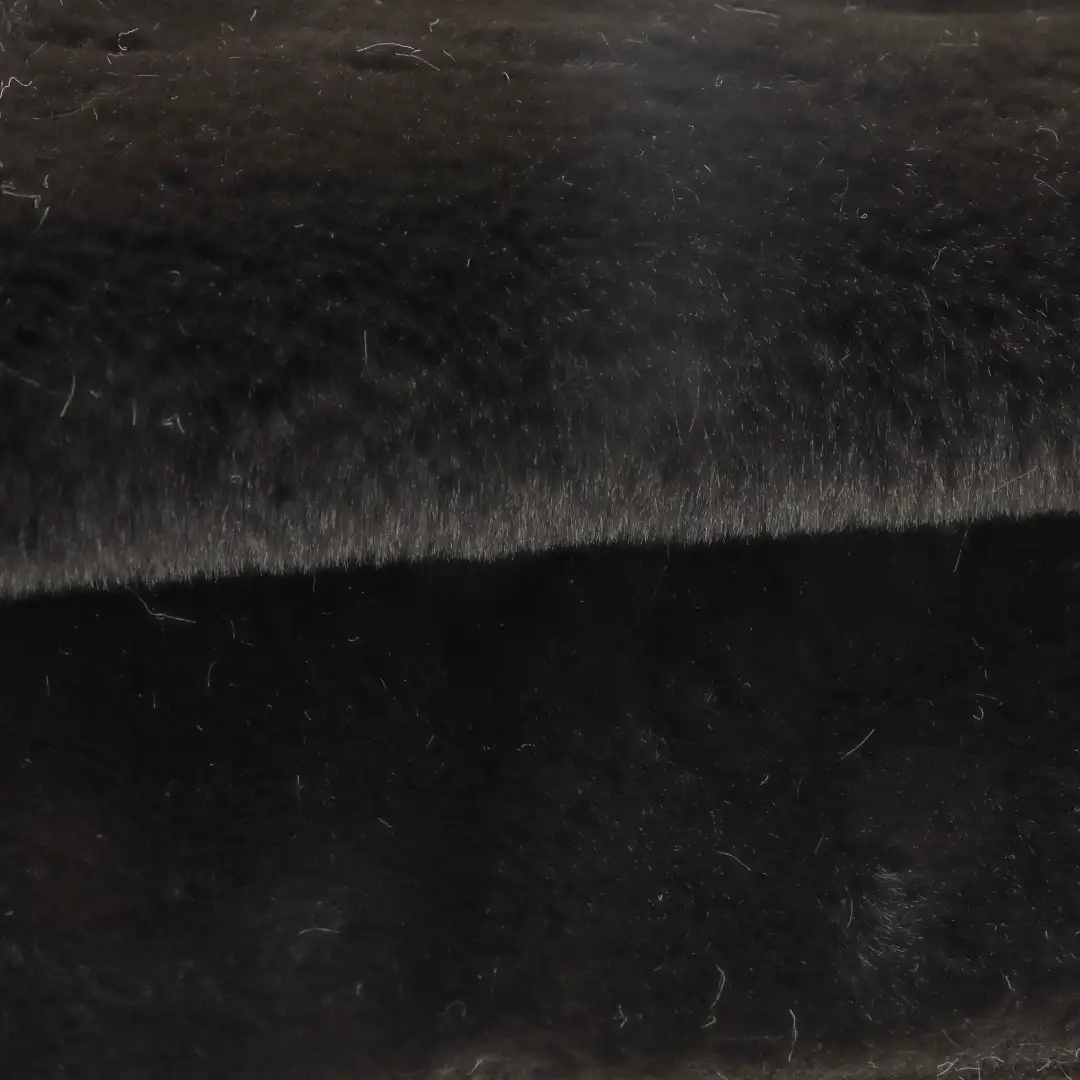 China Fabric for Jackets,Overcoat Fake Fur Knit Fabric Polyester black color buy from China wholesaler bulk order at wholesale price free worldwide shipping Alibaba