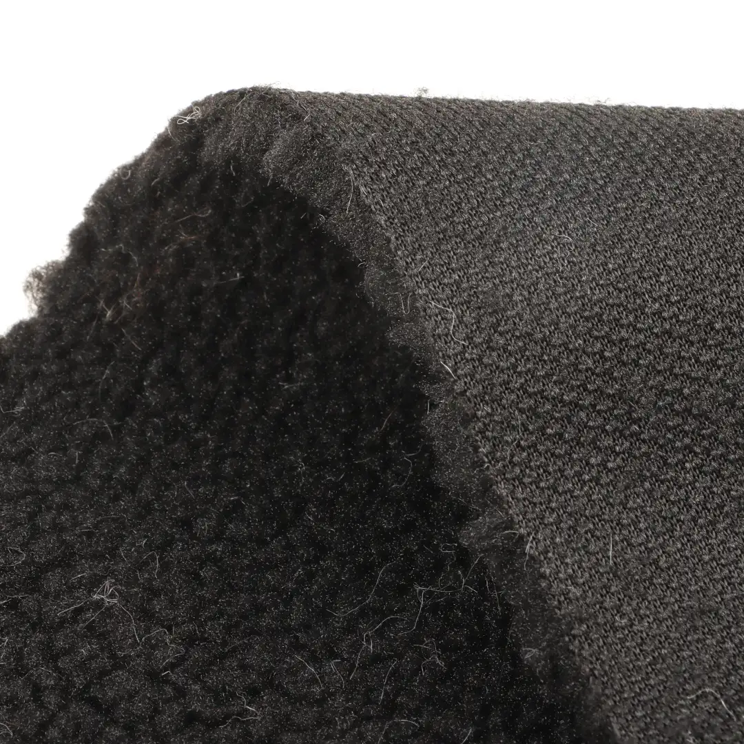 China Fabric for Jackets,Overcoat Sherpa Knit Fabric Polyester black color buy from China wholesaler bulk order at wholesale price free worldwide shipping Alibaba