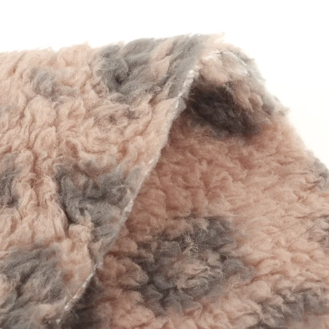 China Fabric for Overcoat,Loungewear Double-side fleece Knit Fabric Polyester printing color buy from China wholesaler bulk order at wholesale price free worldwide shipping Alibaba