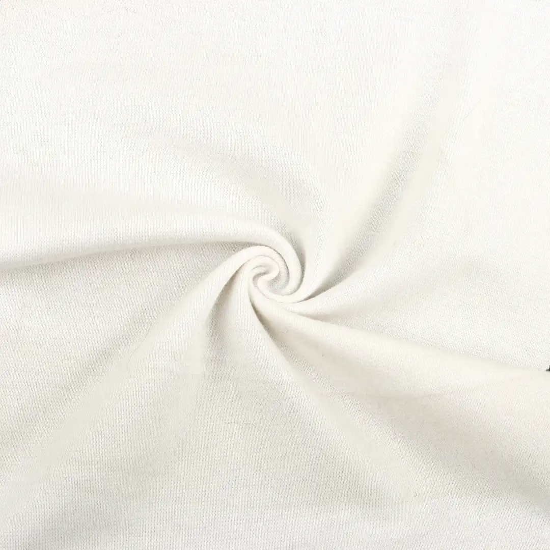 China Fabric for T-Shirt,Crop Top,Skirt,Hoodie,Sweatshirt Single Jersey Knit Fabric Cotton white color buy from China wholesaler bulk order at wholesale price free worldwide shipping Alibaba