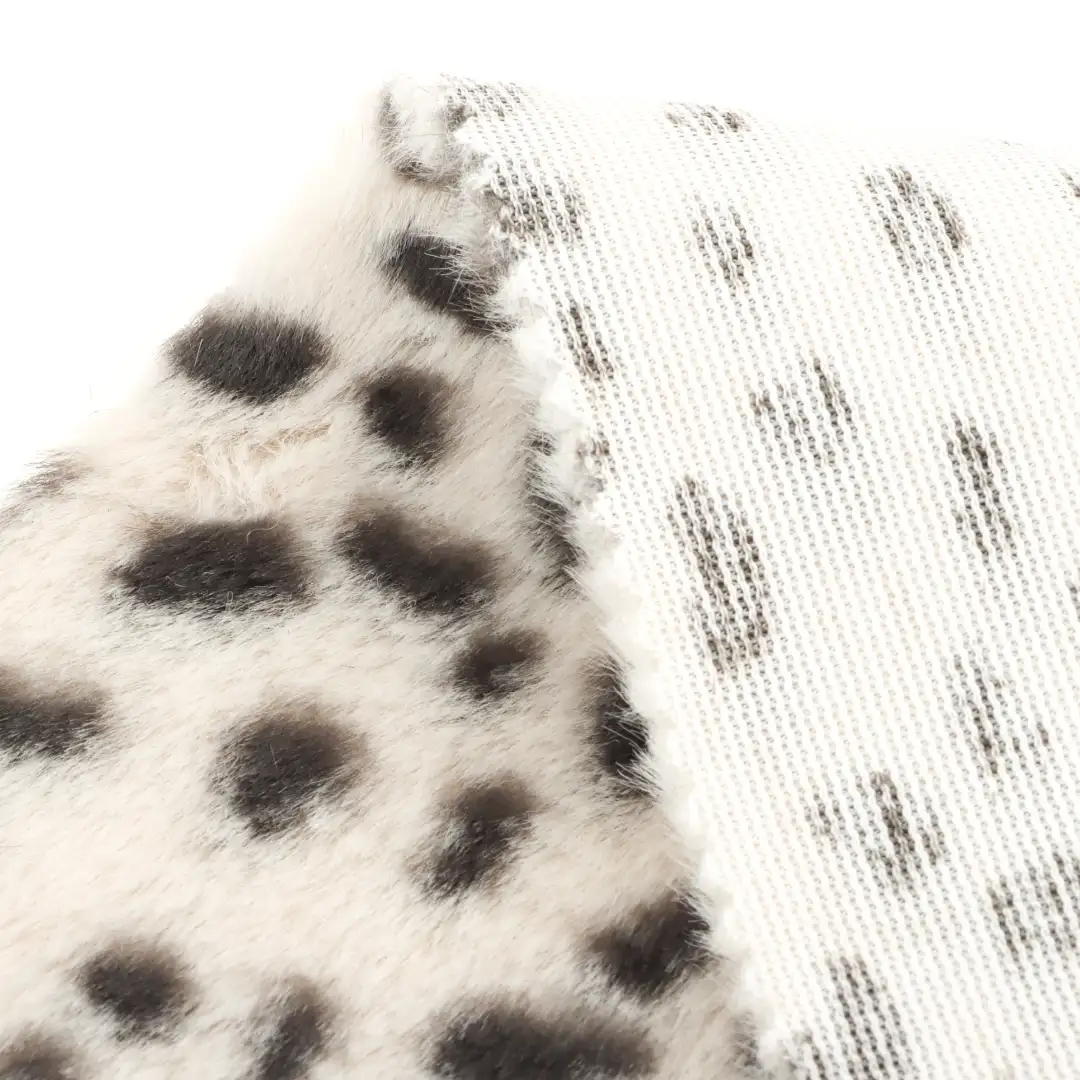 China Fabric for Overcoat,Hoodie  (Sweater),Bomber jacket Fake Fur Knit Fabric Polyester printing color buy from China wholesaler bulk order at wholesale price free worldwide shipping Alibaba