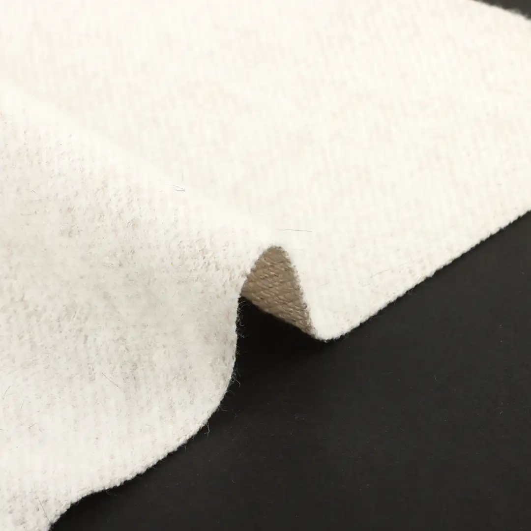 China Fabric for T-Shirt,Tank Top,Shorts,Jogger,Hoodie,Wide Leg Trousers French Terry Knit Fabric Polyester oatmeal color buy from China wholesaler bulk order at wholesale price free worldwide shipping Alibaba