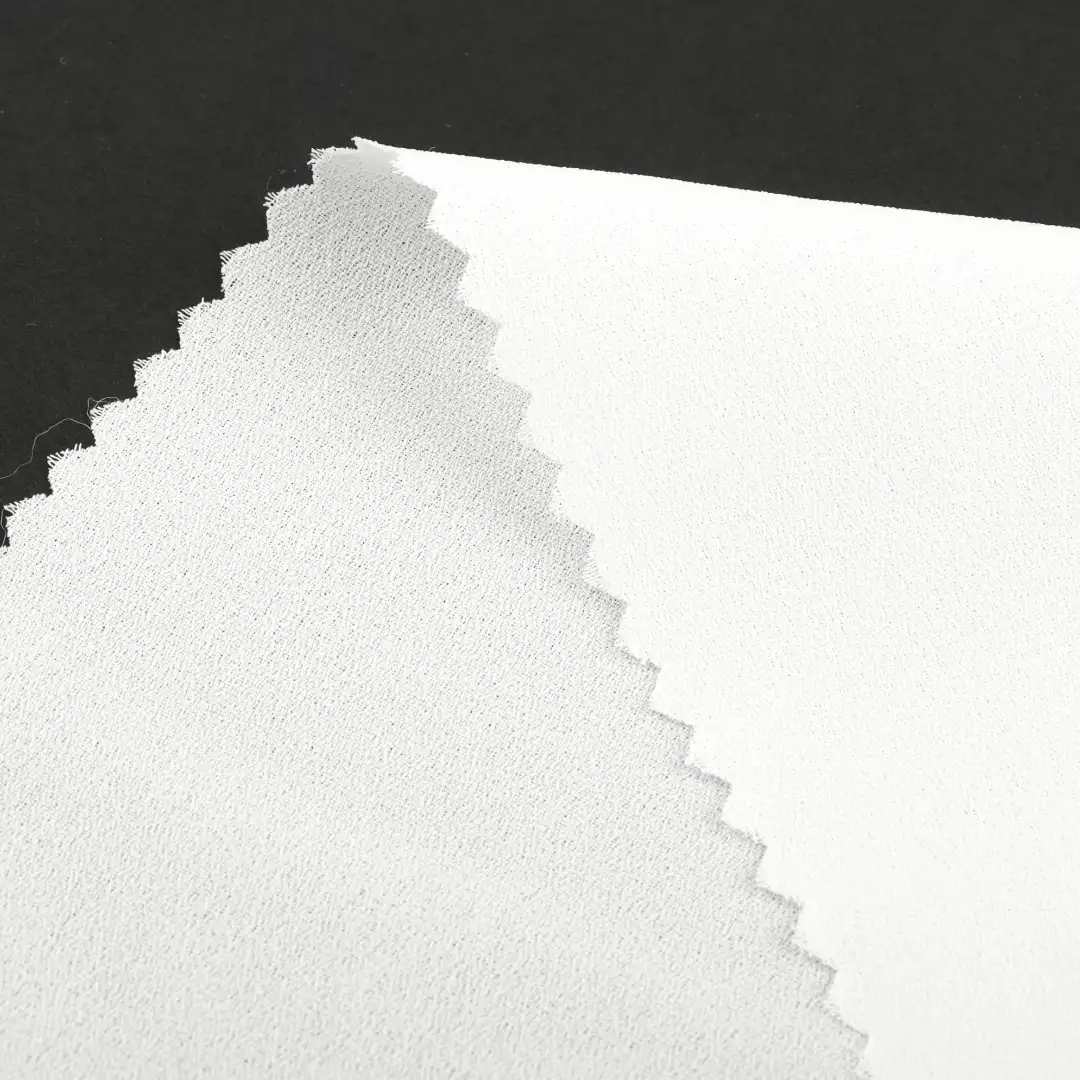 China Fabric for Shirt,Blouse,Crop Top,Lingerie Chiffon Synthetic Woven Fabric Polyester 白色 color buy from China wholesaler bulk order at wholesale price free worldwide shipping Alibaba