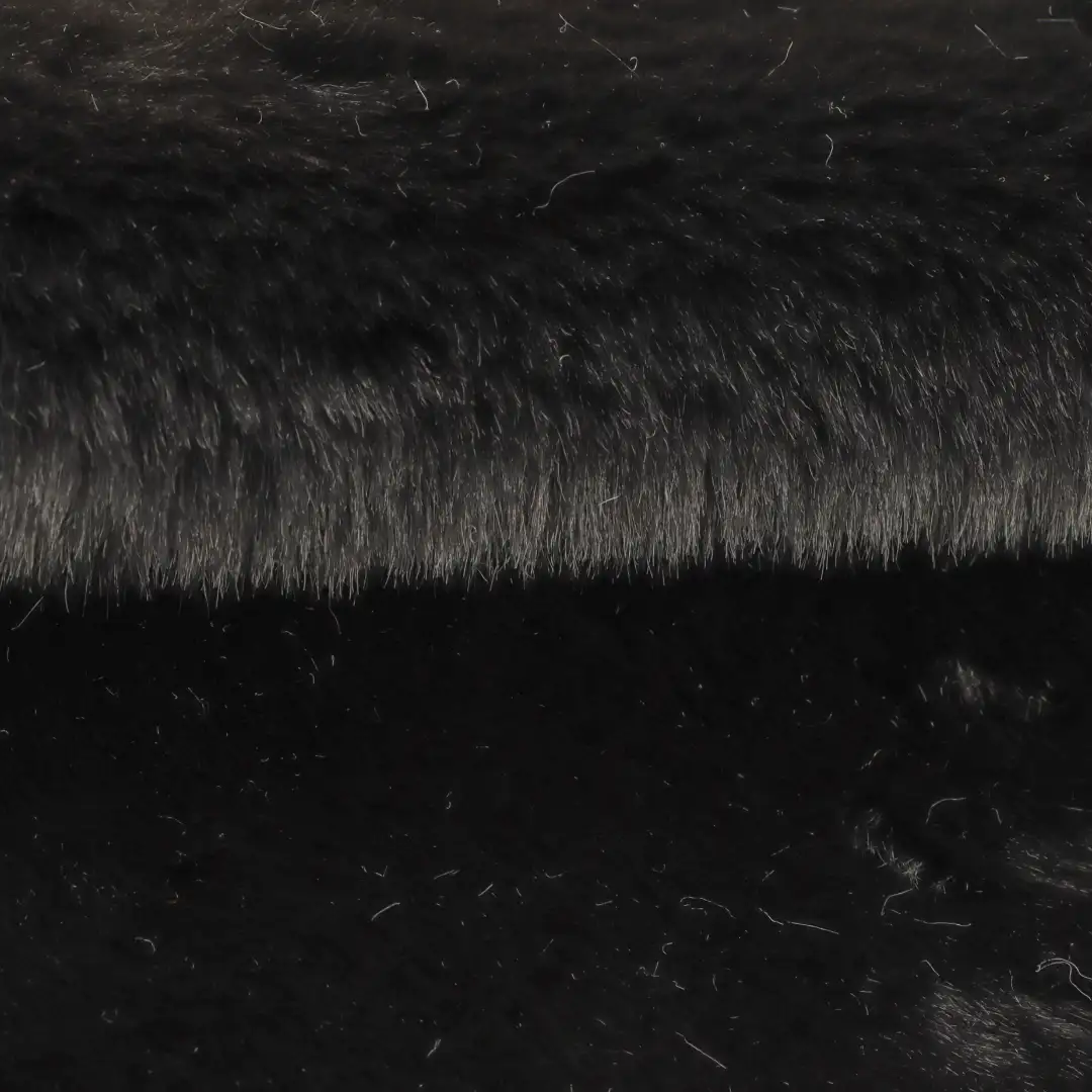 China Fabric for Jackets,Overcoat Fake Fur Knit Fabric Polyester Acrylic black color buy from China wholesaler bulk order at wholesale price free worldwide shipping Alibaba