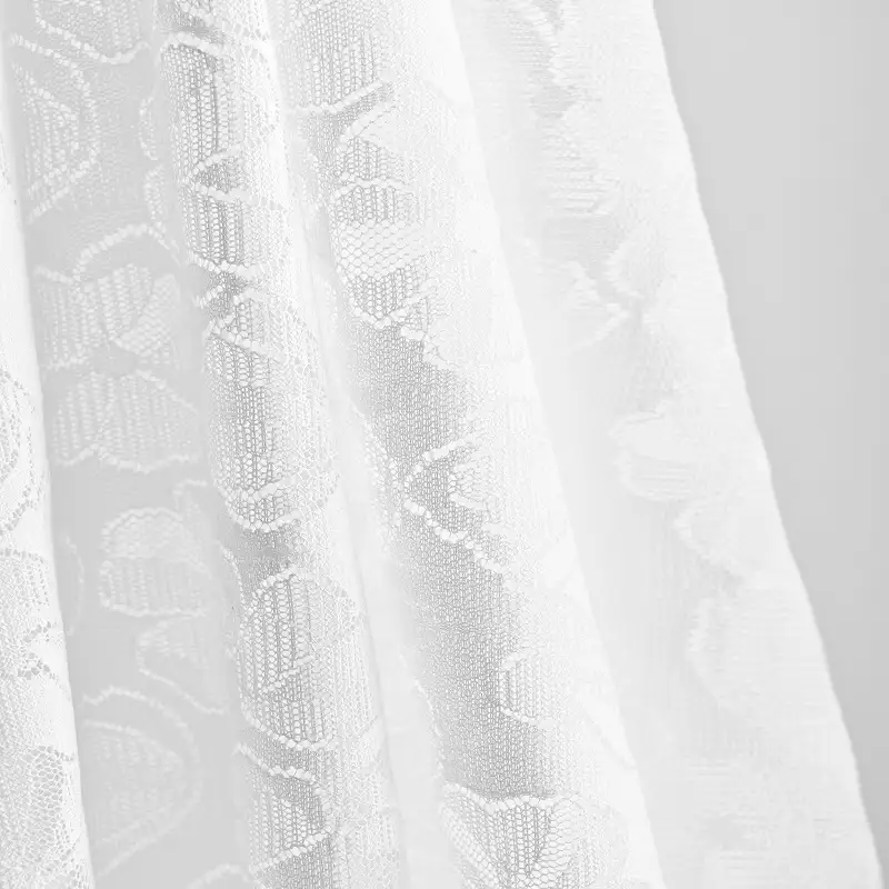 China Fabric for Shirt,T-Shirt,Skirt Lace Knit Fabric Polyester Spandex White color buy from China wholesaler bulk order at wholesale price free worldwide shipping Alibaba