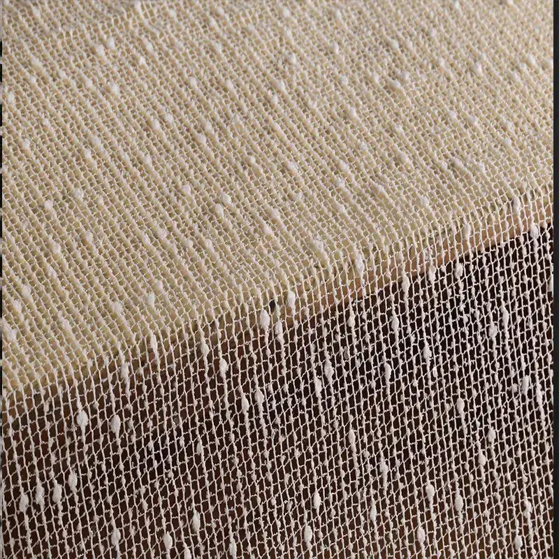 China Fabric for Shirt,Skirt Lace Knit Fabric Polyester Antique White color buy from China wholesaler bulk order at wholesale price free worldwide shipping Alibaba