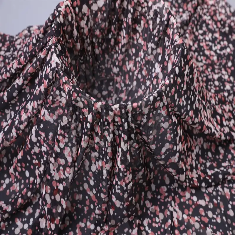 China Fabric for Shirt,Skirt Mesh Knit Fabric Spandex Polyester Black color buy from China wholesaler bulk order at wholesale price free worldwide shipping Alibaba