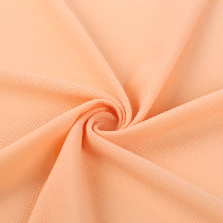 China Fabric for Yoga Pants,Swim shorts,Sports Bras Mesh Knit Fabric Nylon Spandex LightSalmon color buy from China wholesaler bulk order at wholesale price free worldwide shipping Alibaba
