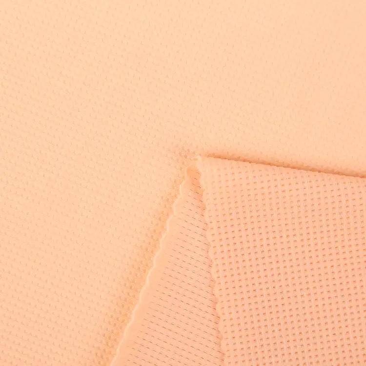 China Fabric for Yoga Pants,Swim shorts,Sports Bras Mesh Knit Fabric Nylon Spandex LightSalmon color buy from China wholesaler bulk order at wholesale price free worldwide shipping Alibaba