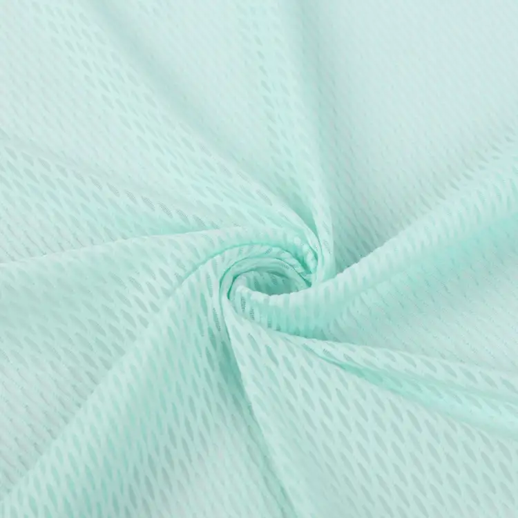 China Fabric for Yoga Clothes,Yoga Pants,Sports Bras Mesh Knit Fabric Polyester Spandex Mint Green color buy from China wholesaler bulk order at wholesale price free worldwide shipping Alibaba