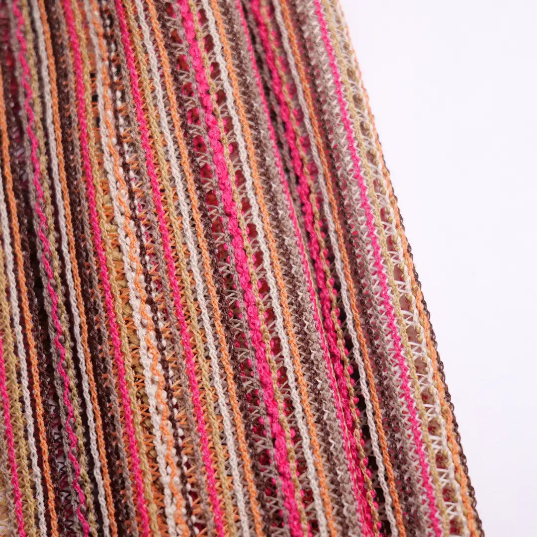 China Fabric for Skirt Lace Knit Fabric Polyester Rainbow color buy from China wholesaler bulk order at wholesale price free worldwide shipping Alibaba