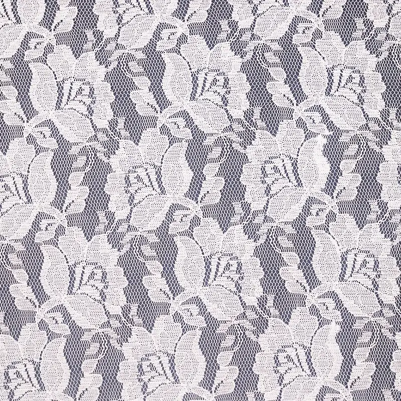 China Fabric for Shirt,T-Shirt,Skirt Lace Knit Fabric Polyester White color buy from China wholesaler bulk order at wholesale price free worldwide shipping Alibaba