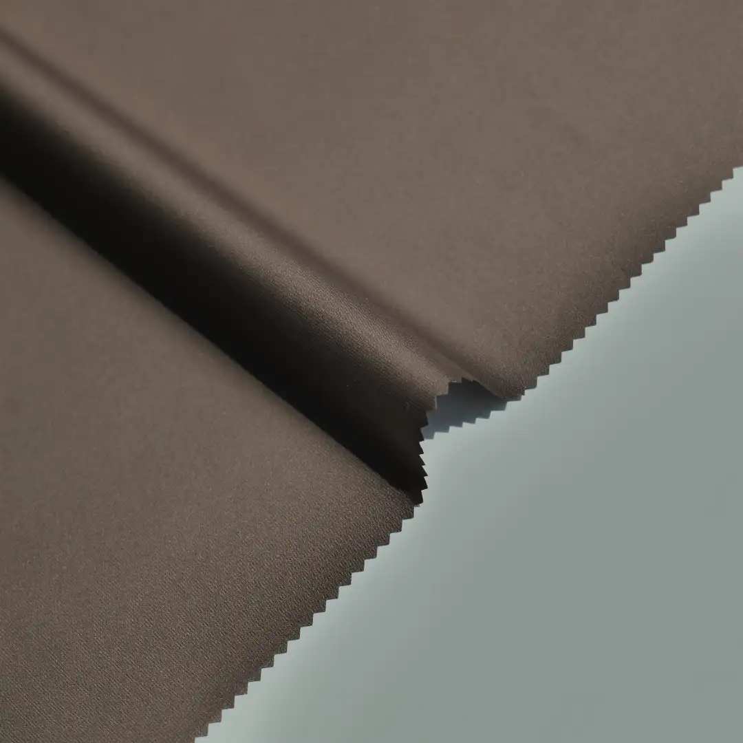 China Fabric for Down Jacket Polyester Pongee Synthetic Woven Fabric Polyester Chocolate color buy from China wholesaler bulk order at wholesale price free worldwide shipping Alibaba