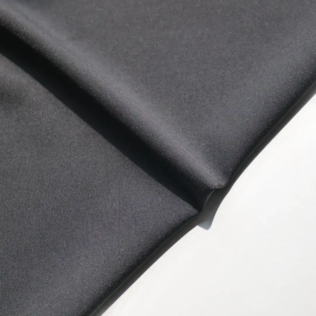 China Fabric for Yoga Clothes,Yoga Pants Two-way Stretch Knit Fabric Nylon Spandex Black color buy from China wholesaler bulk order at wholesale price free worldwide shipping Alibaba