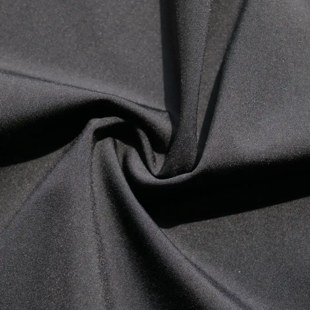 China Fabric for Yoga Clothes,Yoga Pants Two-way Stretch Knit Fabric Nylon Spandex Black color buy from China wholesaler bulk order at wholesale price free worldwide shipping Alibaba