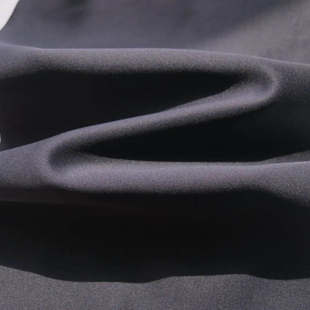 China Fabric for Pants,Jackets Scuba Knit Fabric Modal Spandex Polyester Black color buy from China wholesaler bulk order at wholesale price free worldwide shipping Alibaba