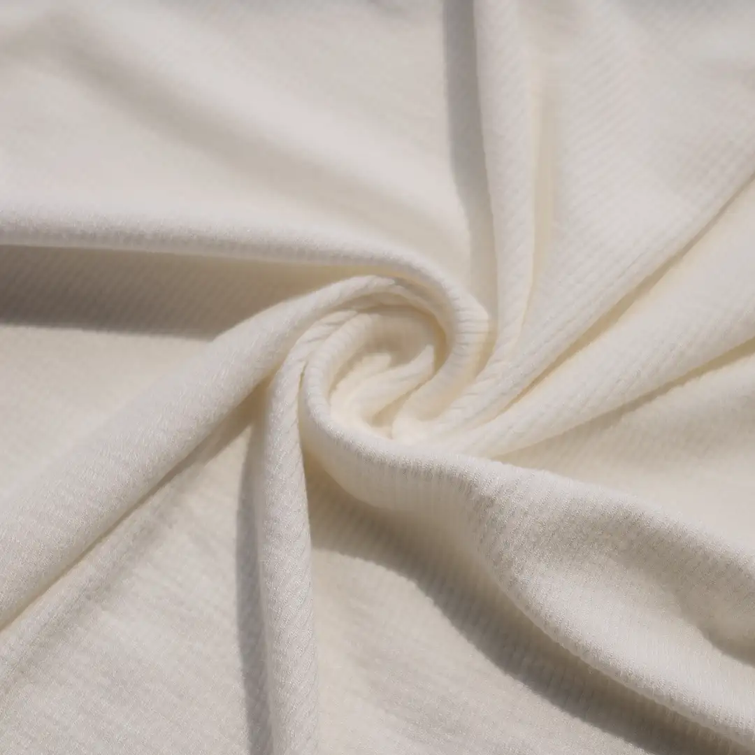 China Fabric for T-Shirt,Crop Top Ponte Roma Knit Fabric Spandex Modal white color buy from China wholesaler bulk order at wholesale price free worldwide shipping Alibaba