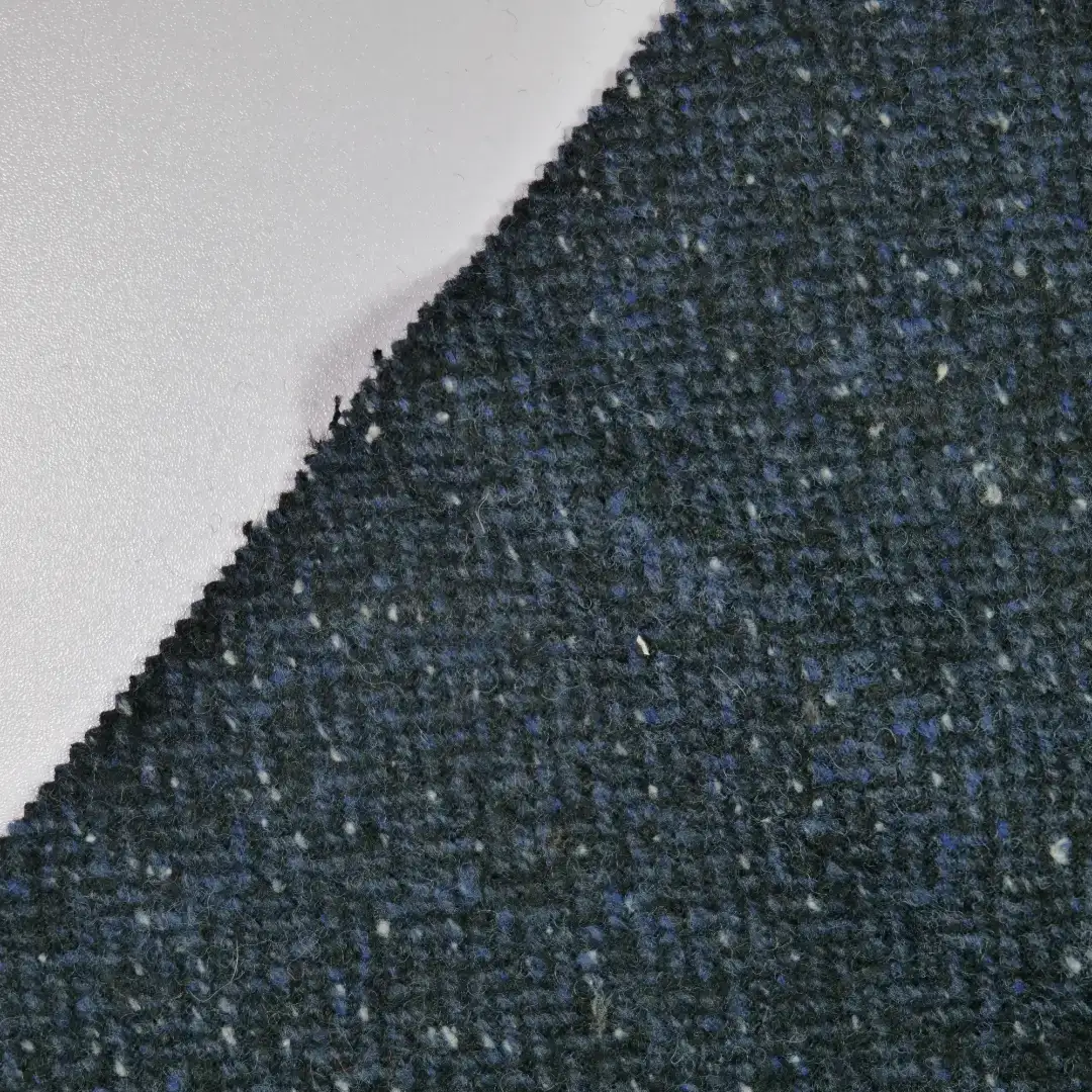 China Fabric for Jackets,Suit Chanel-Style Fabric Woolen Chemical Fiber Wool DarkBlue color buy from China wholesaler bulk order at wholesale price free worldwide shipping Alibaba